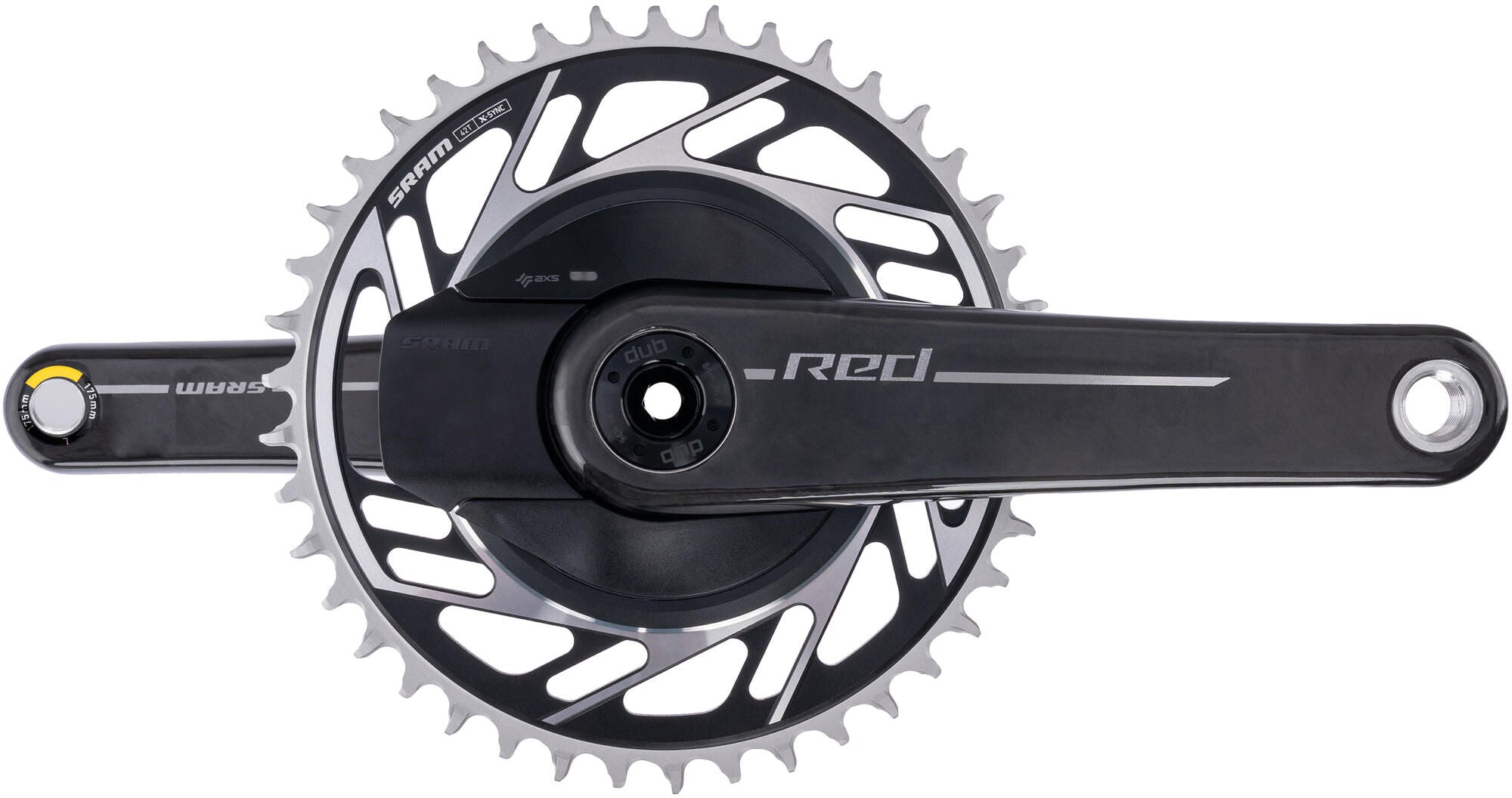 Sram crankstel red 1 xplr axs e1 crankset pm red 1 xplr axs e1 42t 175mm