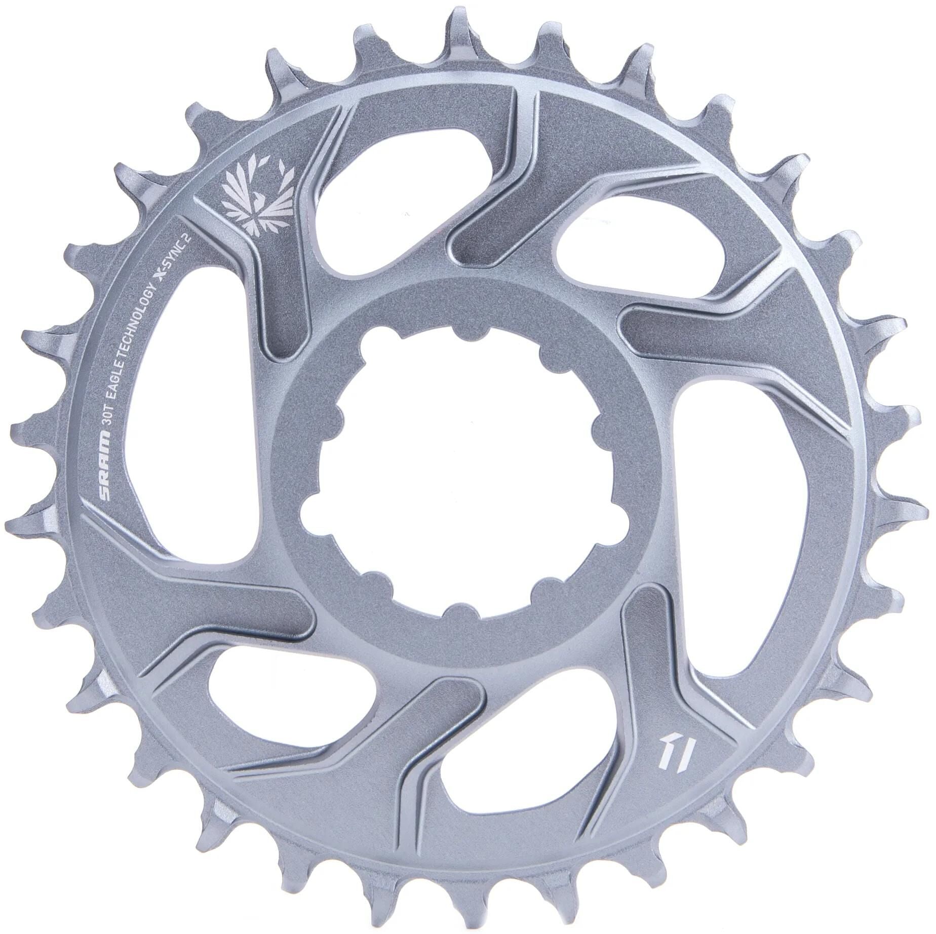 Sram kettenblatt x-sync 2 chain ring x-sync 2 30 teeth alu polar grey