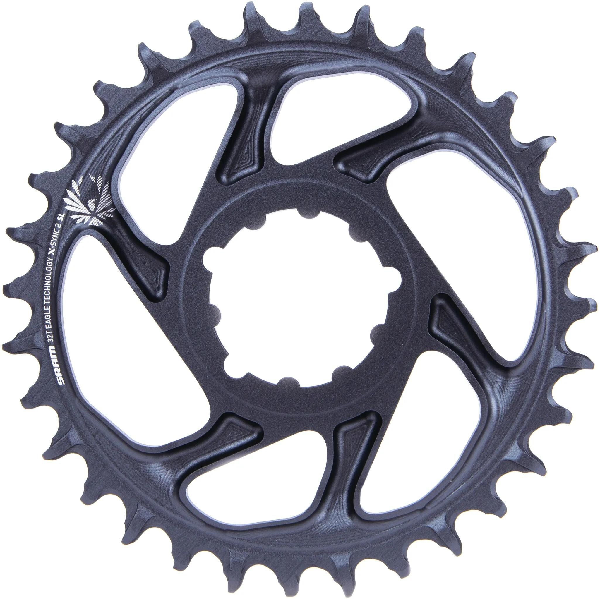 Sram kettenblatt x-sync2 sl chain ring x-sync2 sl 32t. alu lunar grey