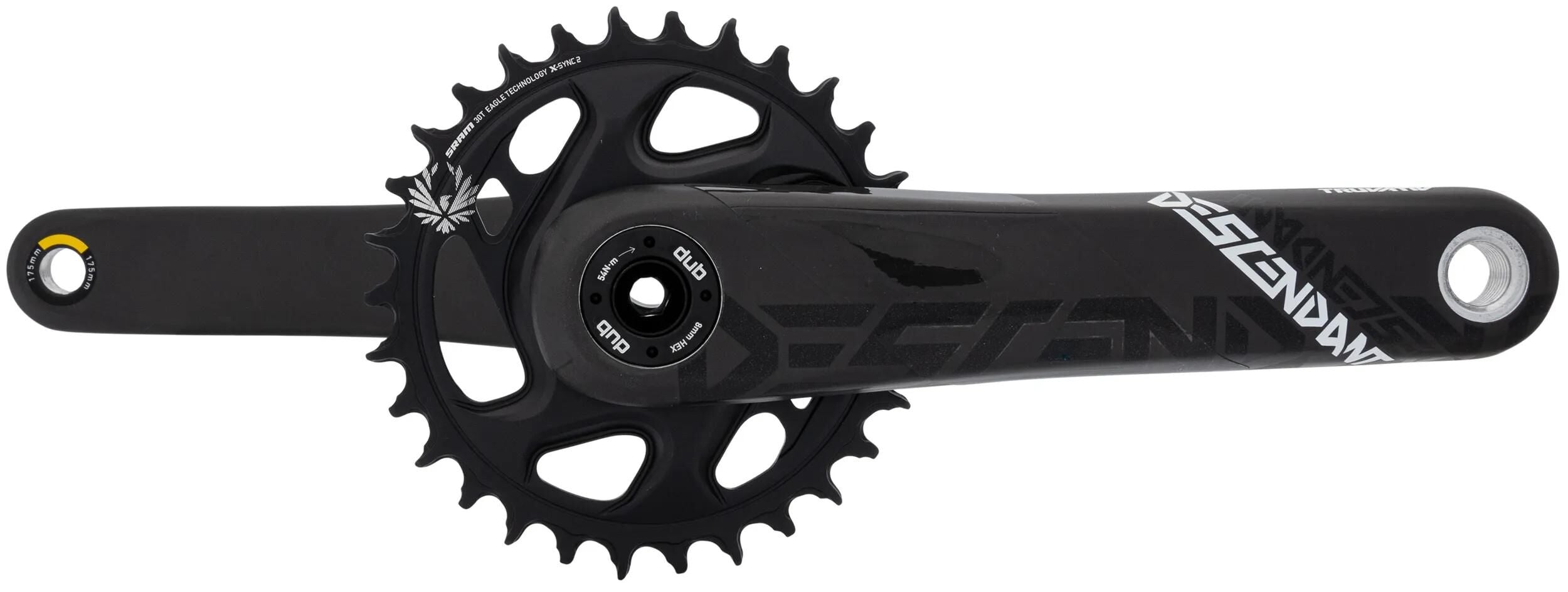 Truvativ kettenradgarnitur descendant carbon eagle crankset descen. carbon eagle 30t 175mm
