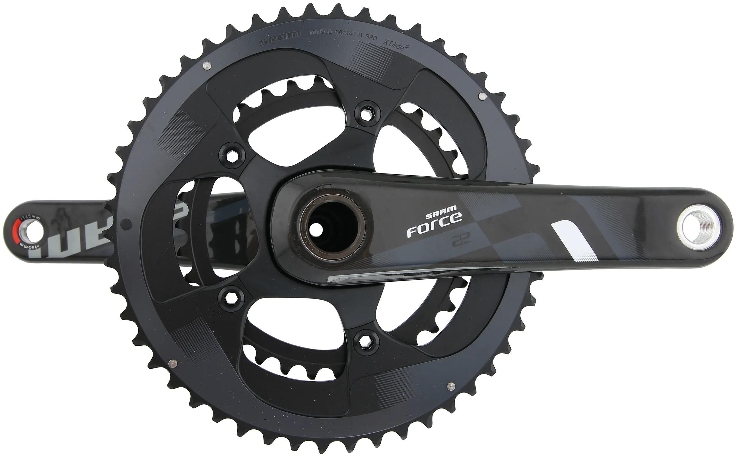 Sram kettenradgarnitur force 22 crankset force 22 gxp 34 50t 165mm