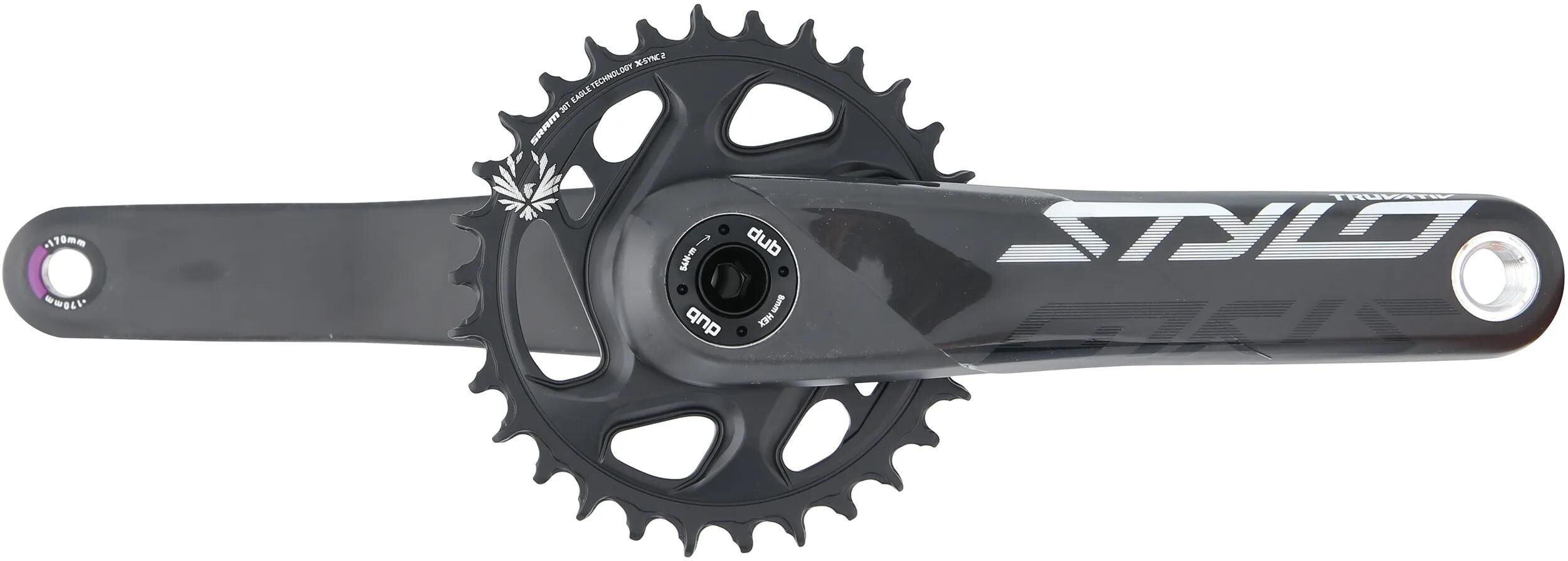 Truvativ kettenradgarnitur stylo carbon eagle crank set stylo car.eagle 30t.dub fatbike