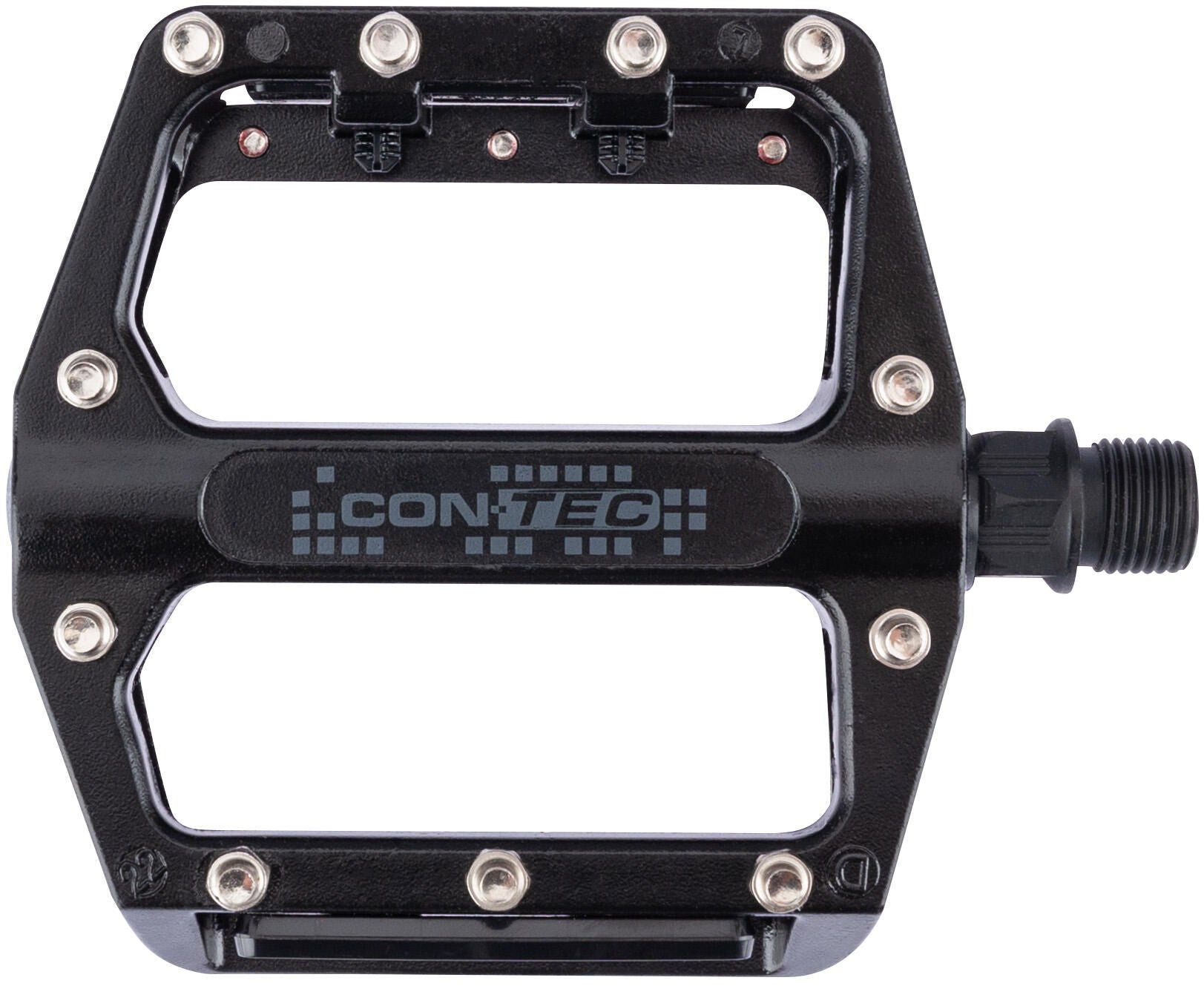 Contec platformpedaal 2black ct pedals 2black mtb w. exchangeable pins