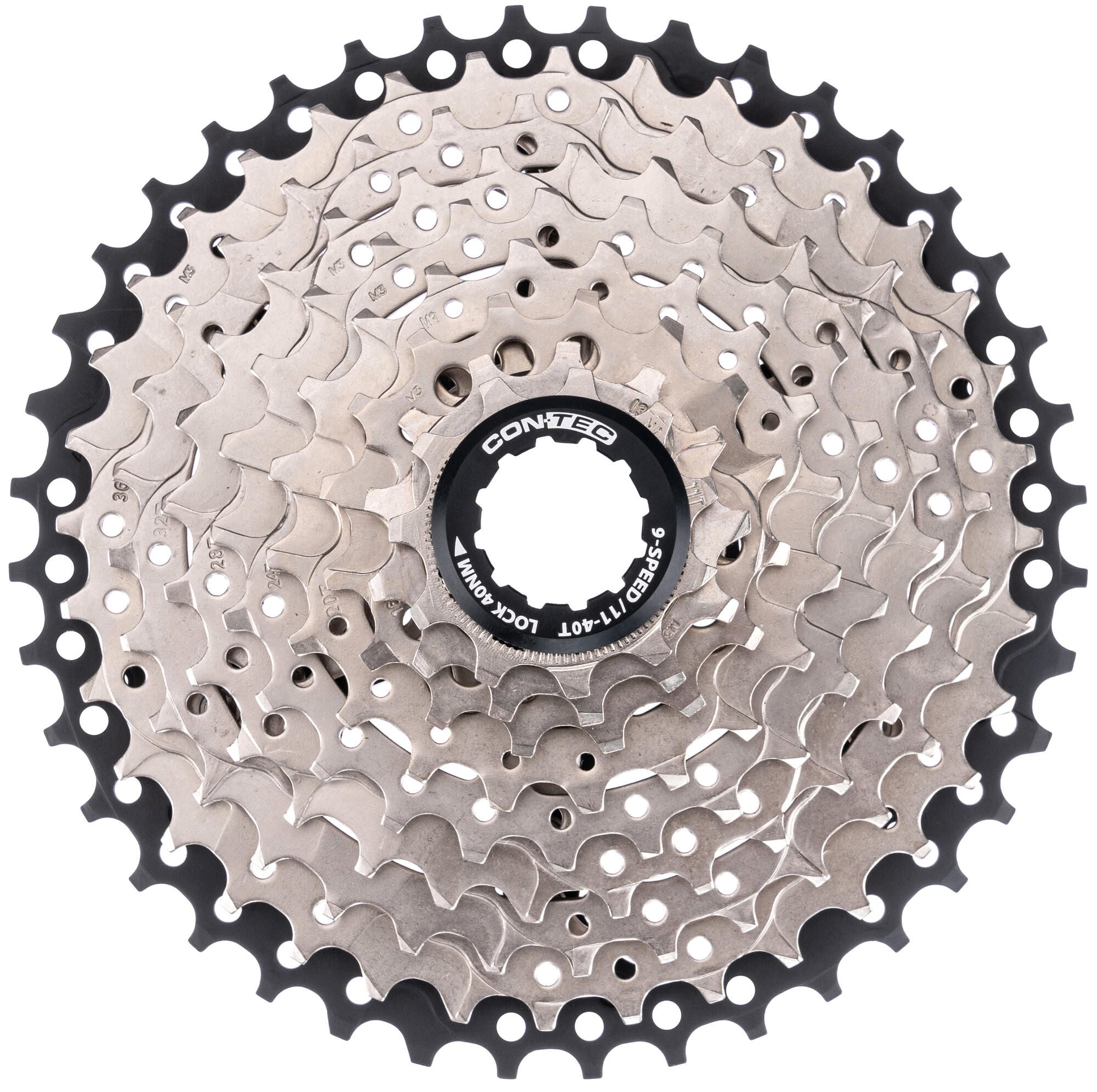 Contec grad cassette tandwiel ct cas.sprocket grad 11-40t 9sp sil. black