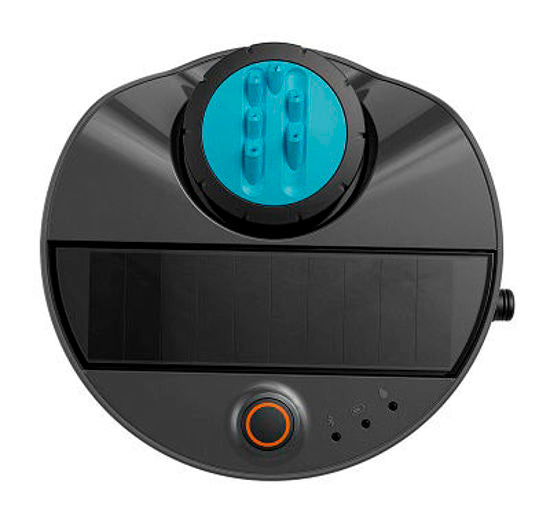 Gardena pipeline-irrigatiesysteem aquaprecise op zonne-energie voor gazon sprinklersysteem (grijs turquoise)