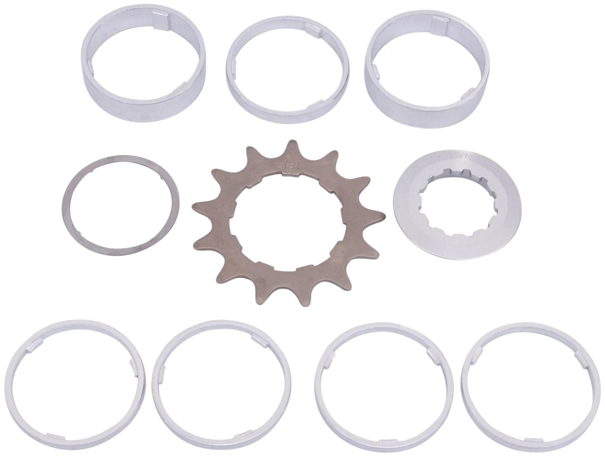Point steck-zahnkranz sprocket w.spacer set 13t