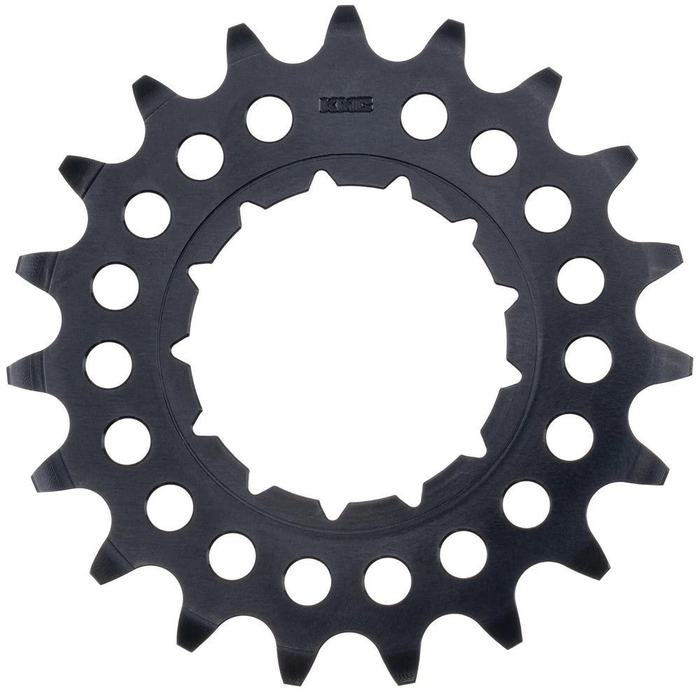 Kmc steck-zahnkranz sprocket rohloff 1 2 x 1 8 19z, aluminum