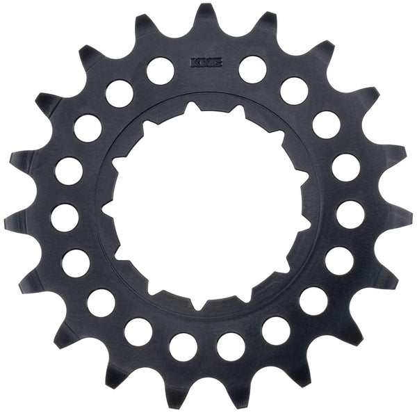 Kmc steck-zahnkranz sprocket rohloff 1 2 x 1 8 19z, aluminum