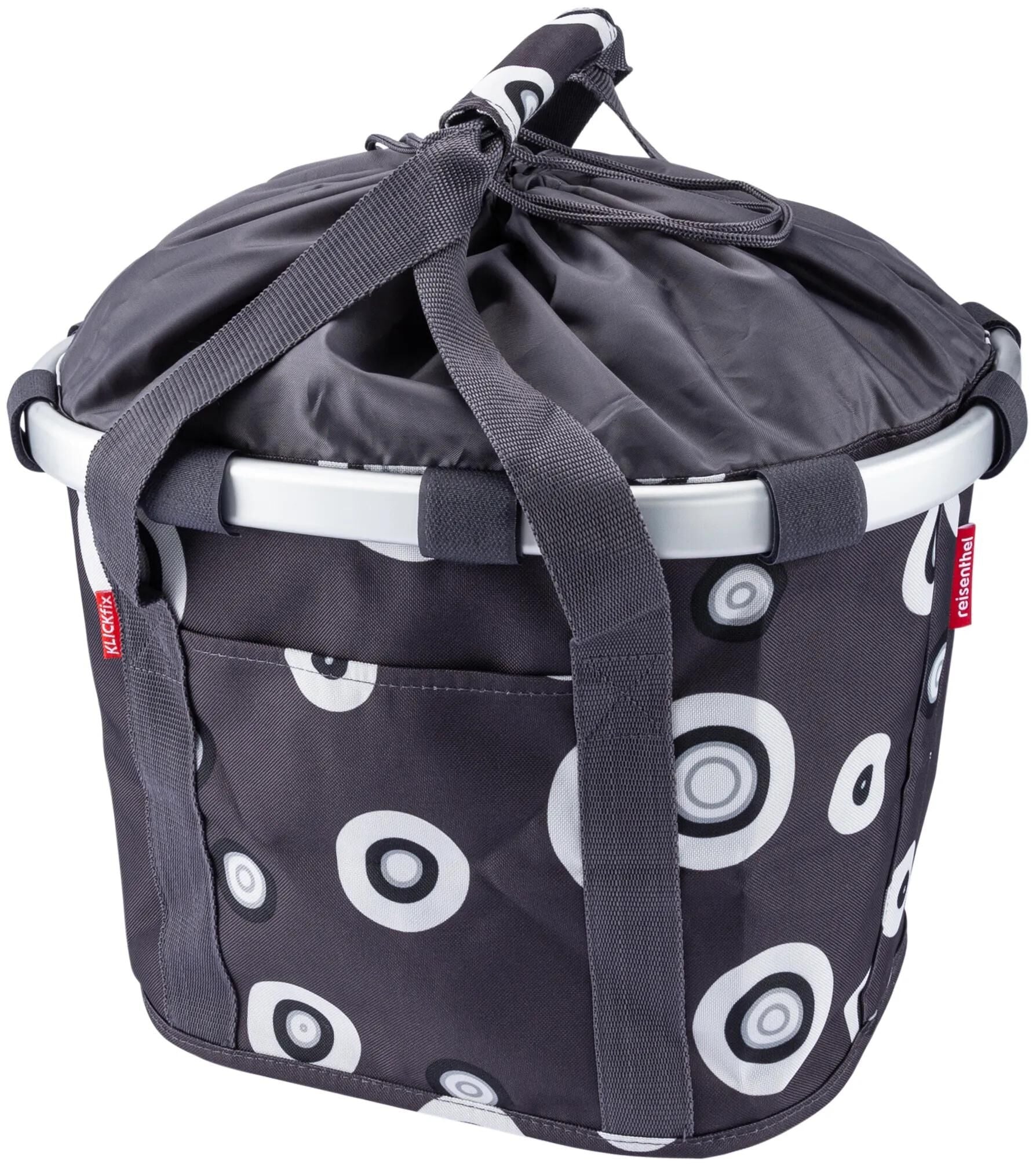 Reisenthel korb bikebasket shopping bag r k bikebasket bubbles anthr.