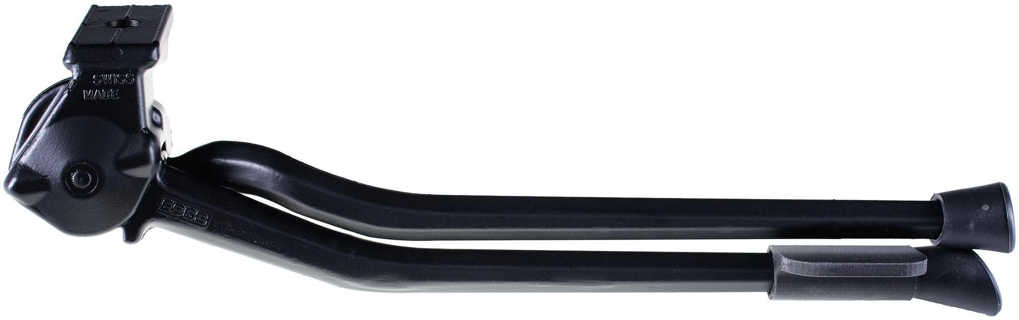 Pletscher tweebeenstandaard twin biped. twin black w.treadle