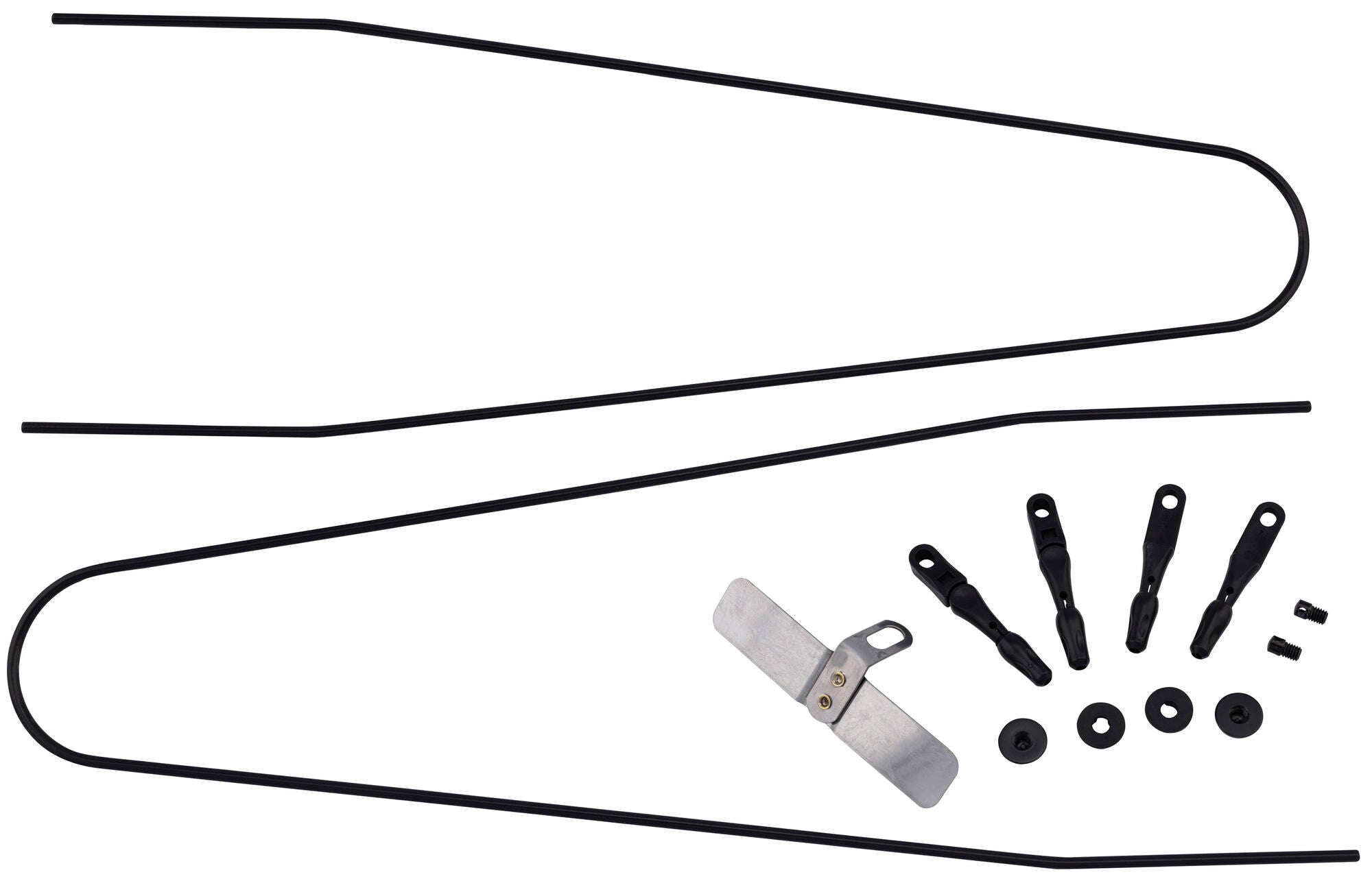 Contec spatbordstangen bevestigingsset splash protect dlx ct strut set f. splash prot.60 26 58 28 black