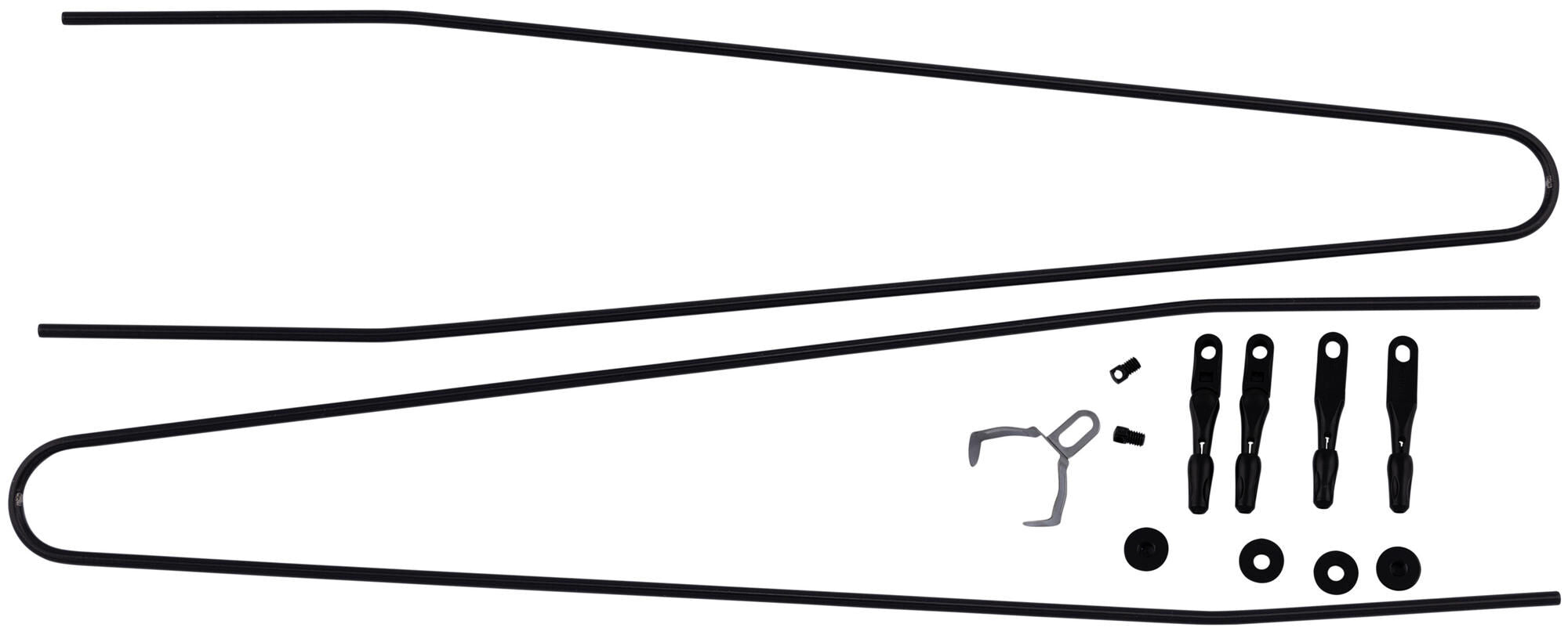 Contec spatbordstangen bevestigingsset splash protect dlx ct strut set f. splash prot. 35mm 28 black