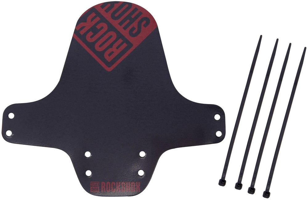 Rockshox steekspatbord fender clip-on fender rs black boxxer red
