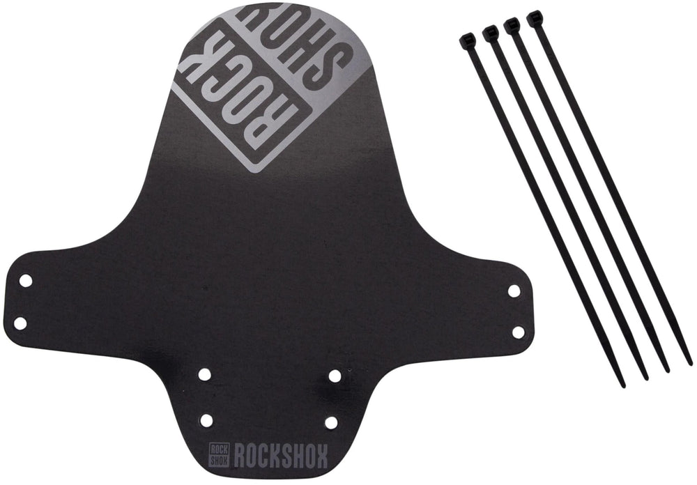 Rockshox steekspatbord fender clip-on fender rs black silver offwhite