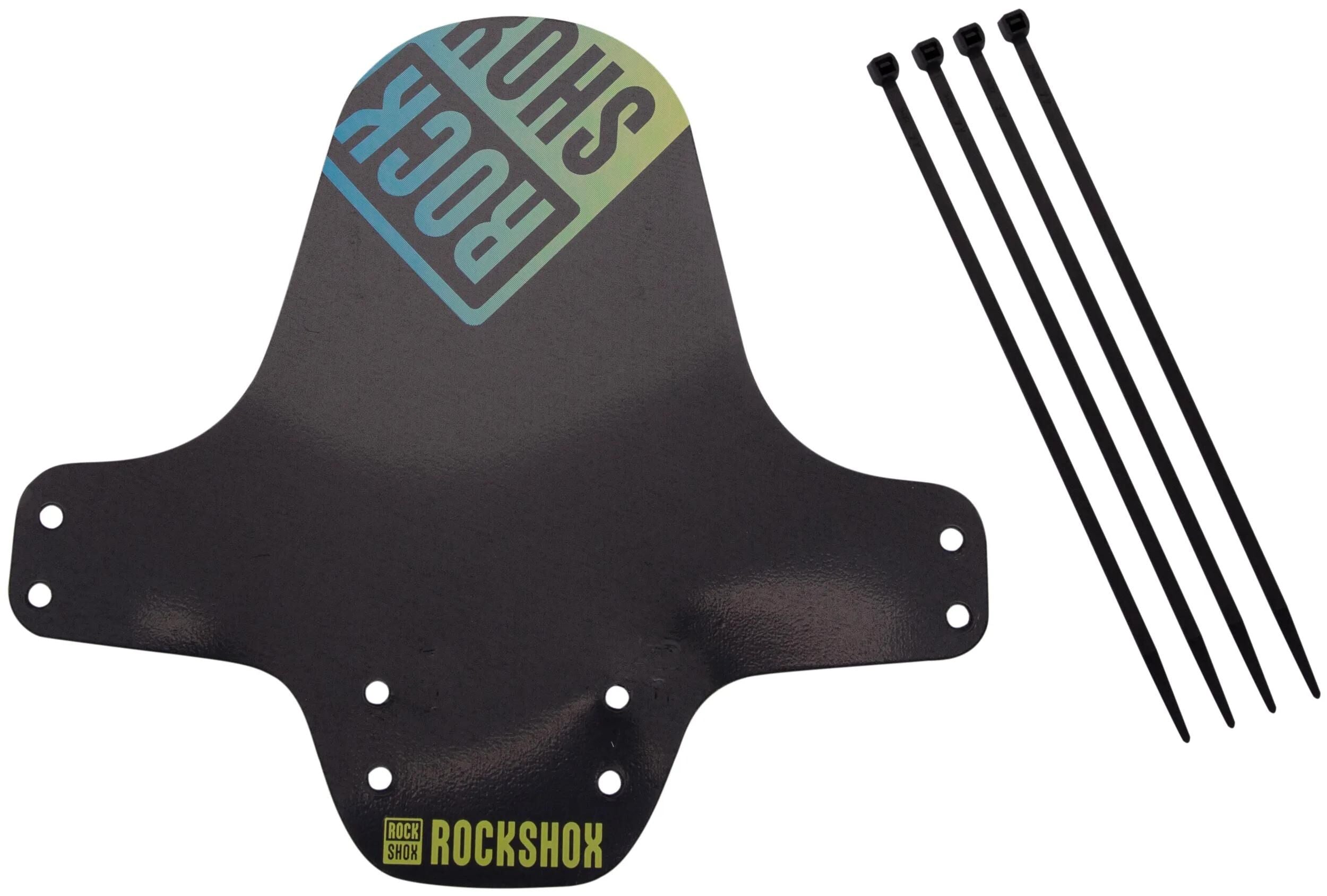 Rockshox steckschutzblech fender clip-on fender rs black yellow offblue