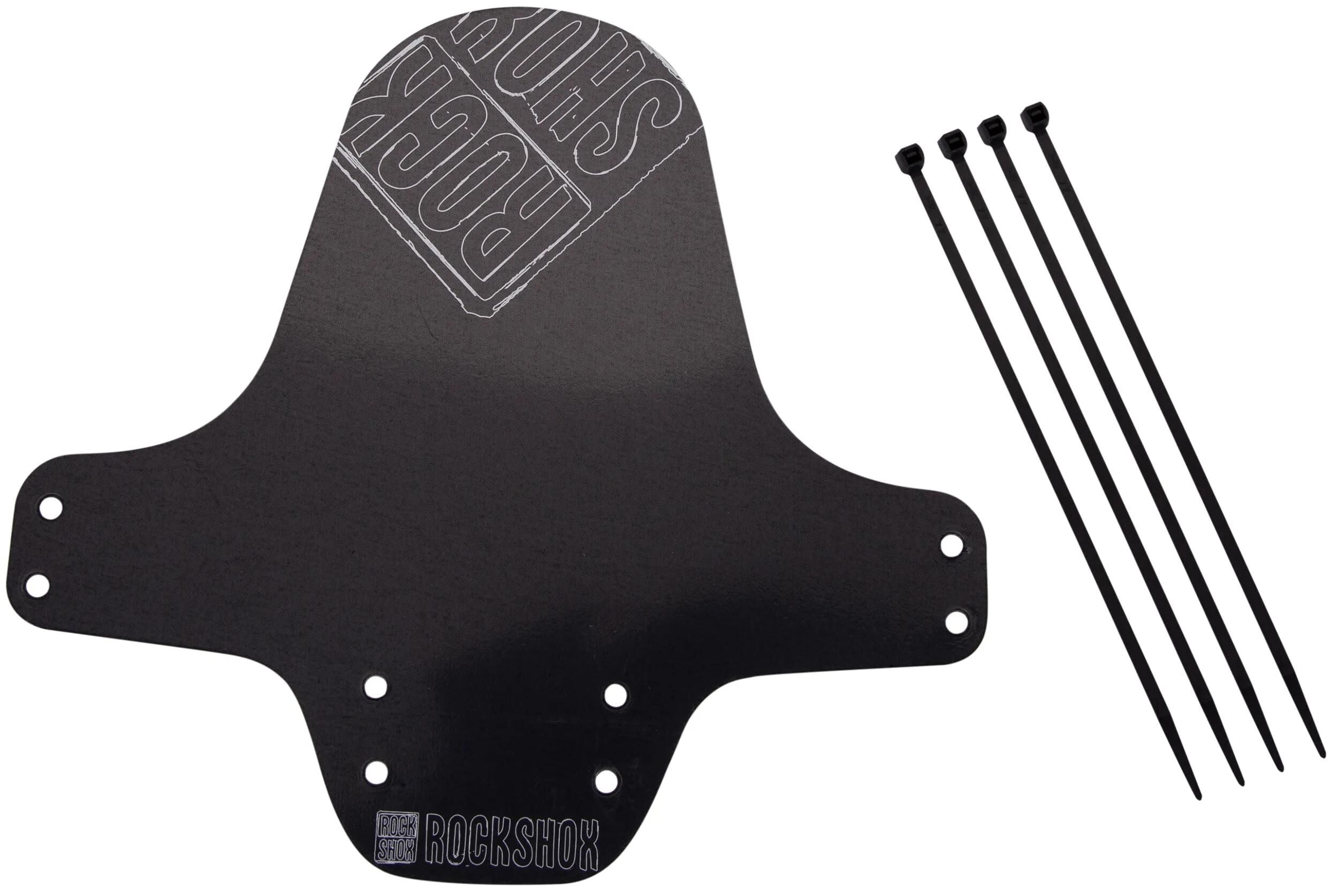 Rockshox steckschutzblech fender clip-on fender rs black outline white dist.