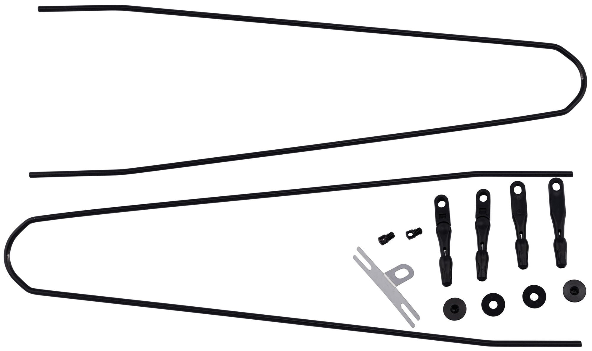 Contec spatbordstangen bevestigingsset splash protect dlx ct strut set f. splash prot. dlx 41mm black