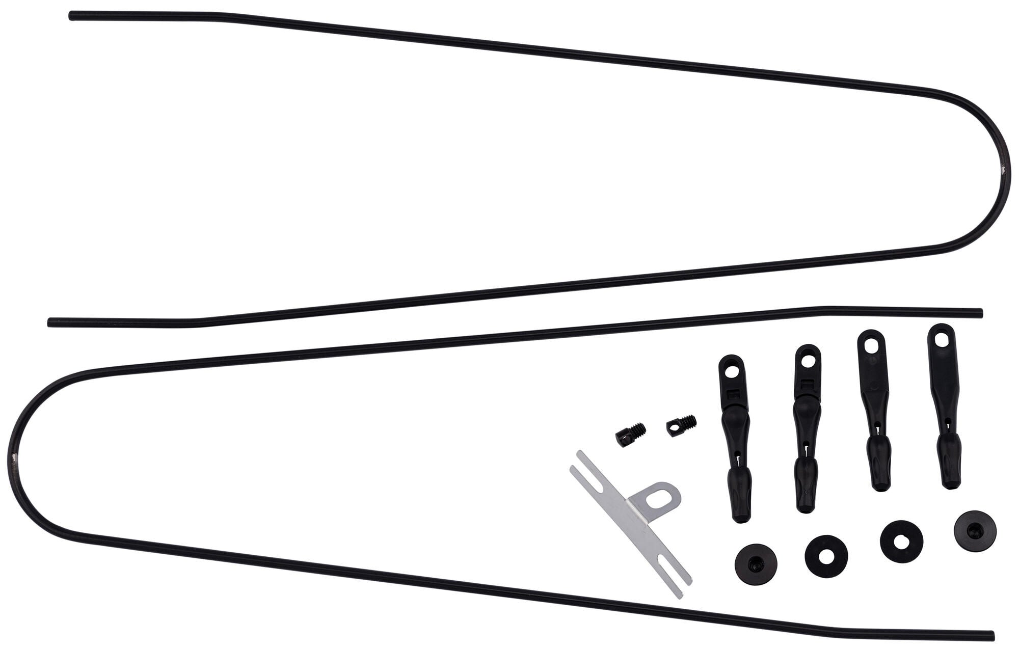 Contec spatbordstangen bevestigingsset splash protect dlx ct strut set f. splash prot. dlx 48 55mm black