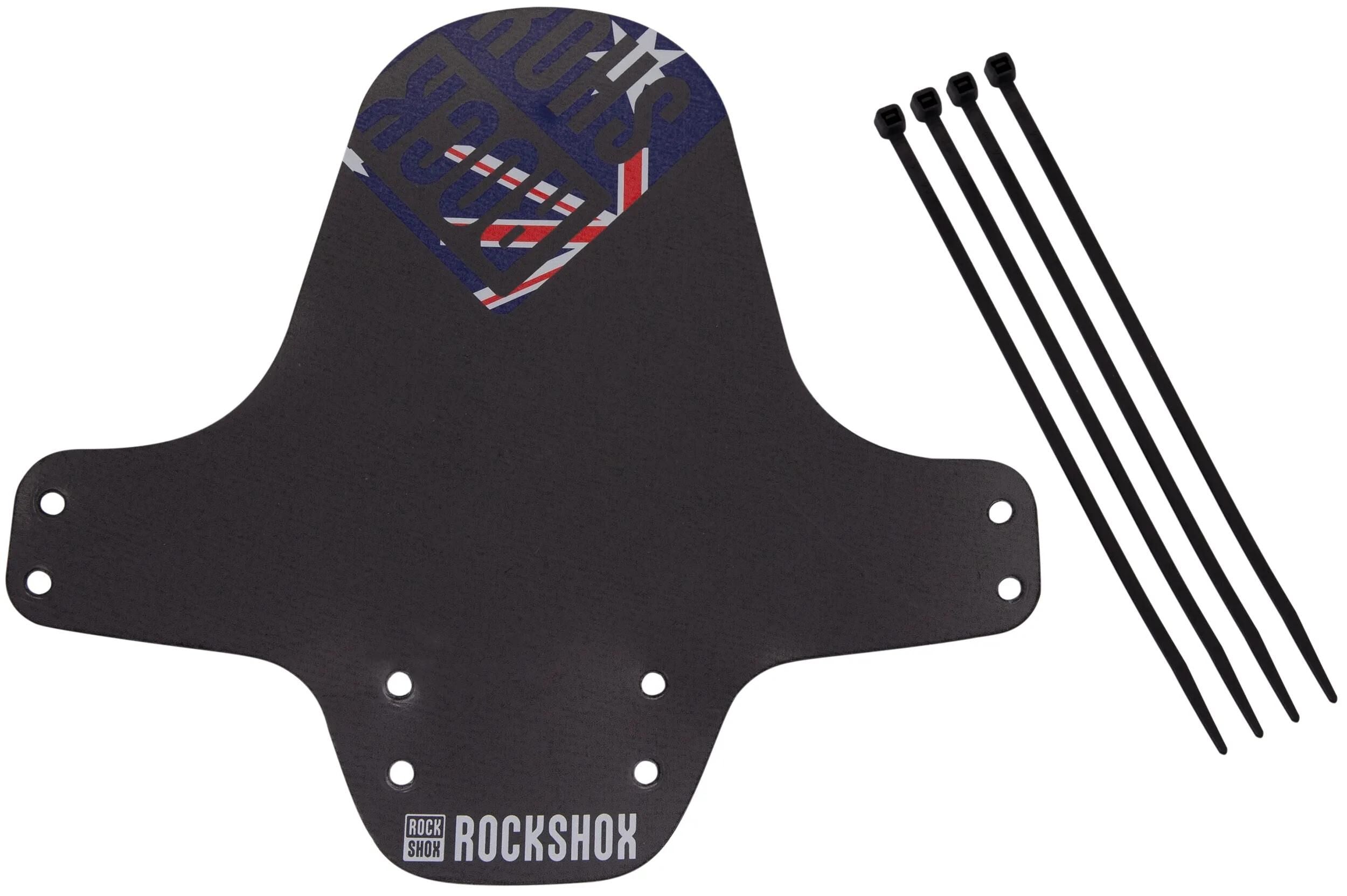 Rockshox steckschutzblech fender clip-on fender rs black australia flag
