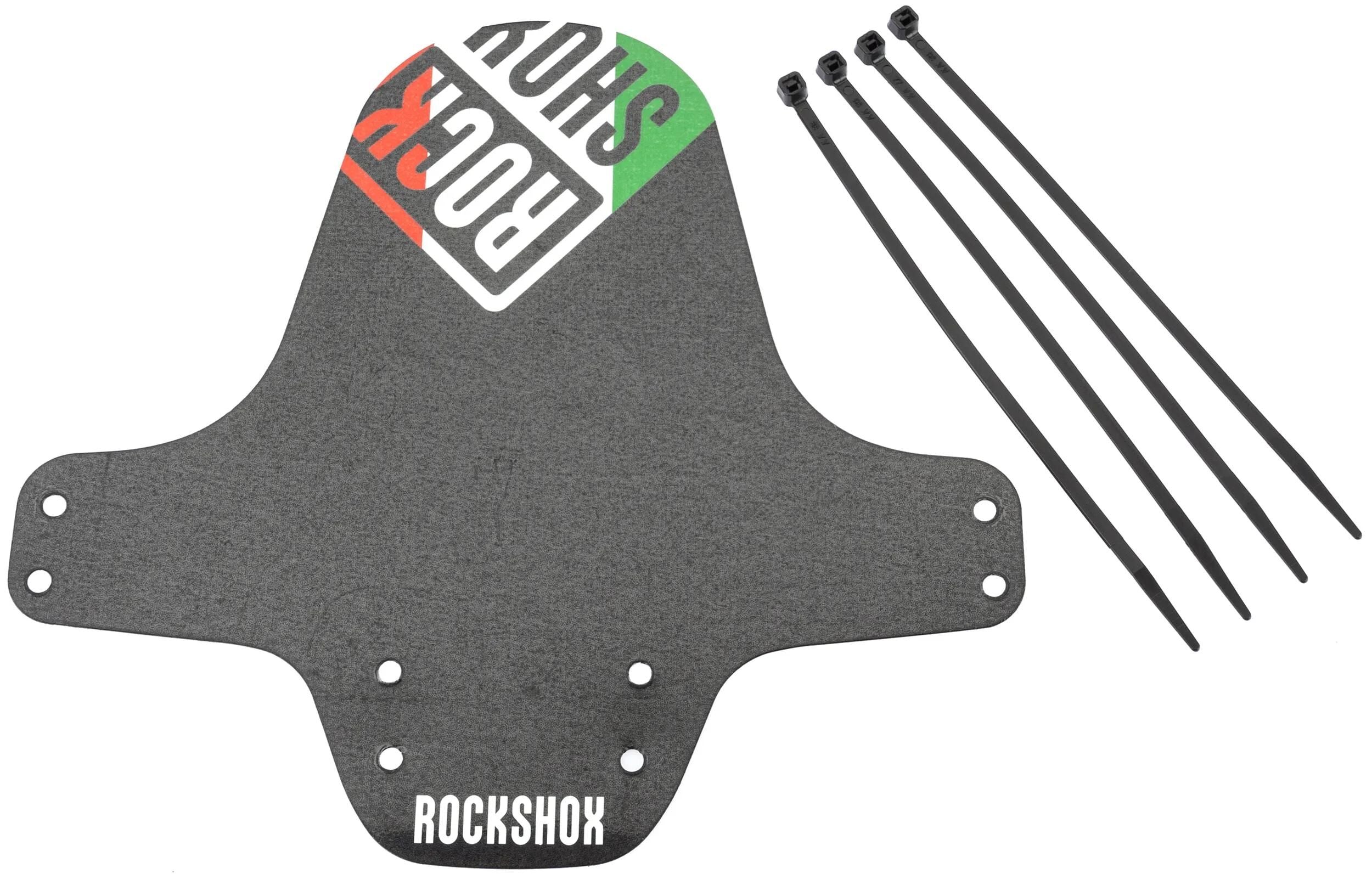 Rockshox steckschutzblech fender clip-on fender rs black italy flag