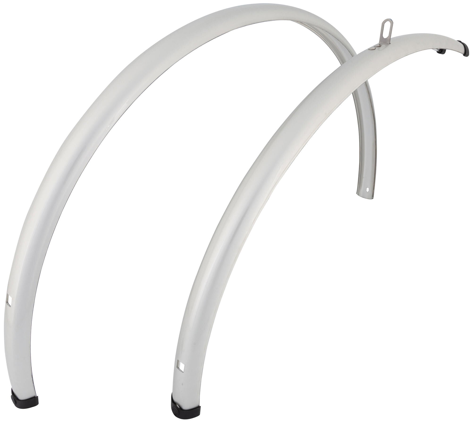 Contec spatbordset splash protect ct fender splash prot. 28 35mm silver shiny