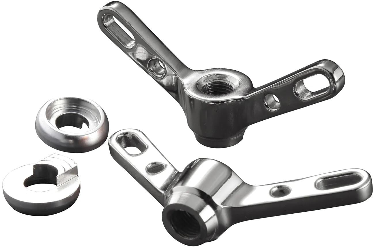 Brave classic flügelmutter wing nut rear wheel pair silver
