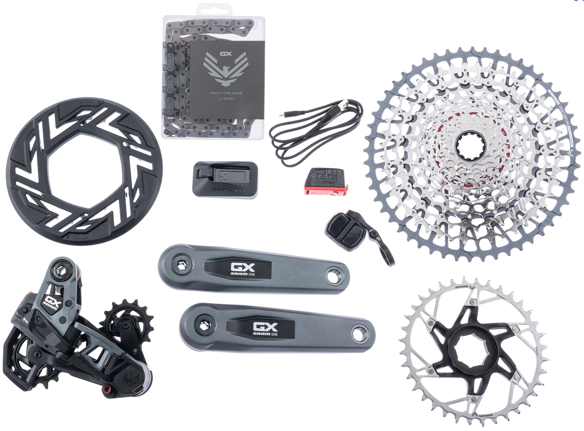 Sram schakelgroep-set gx eagle axs transmission e-bike groupset axs tt gx eagle bosch
