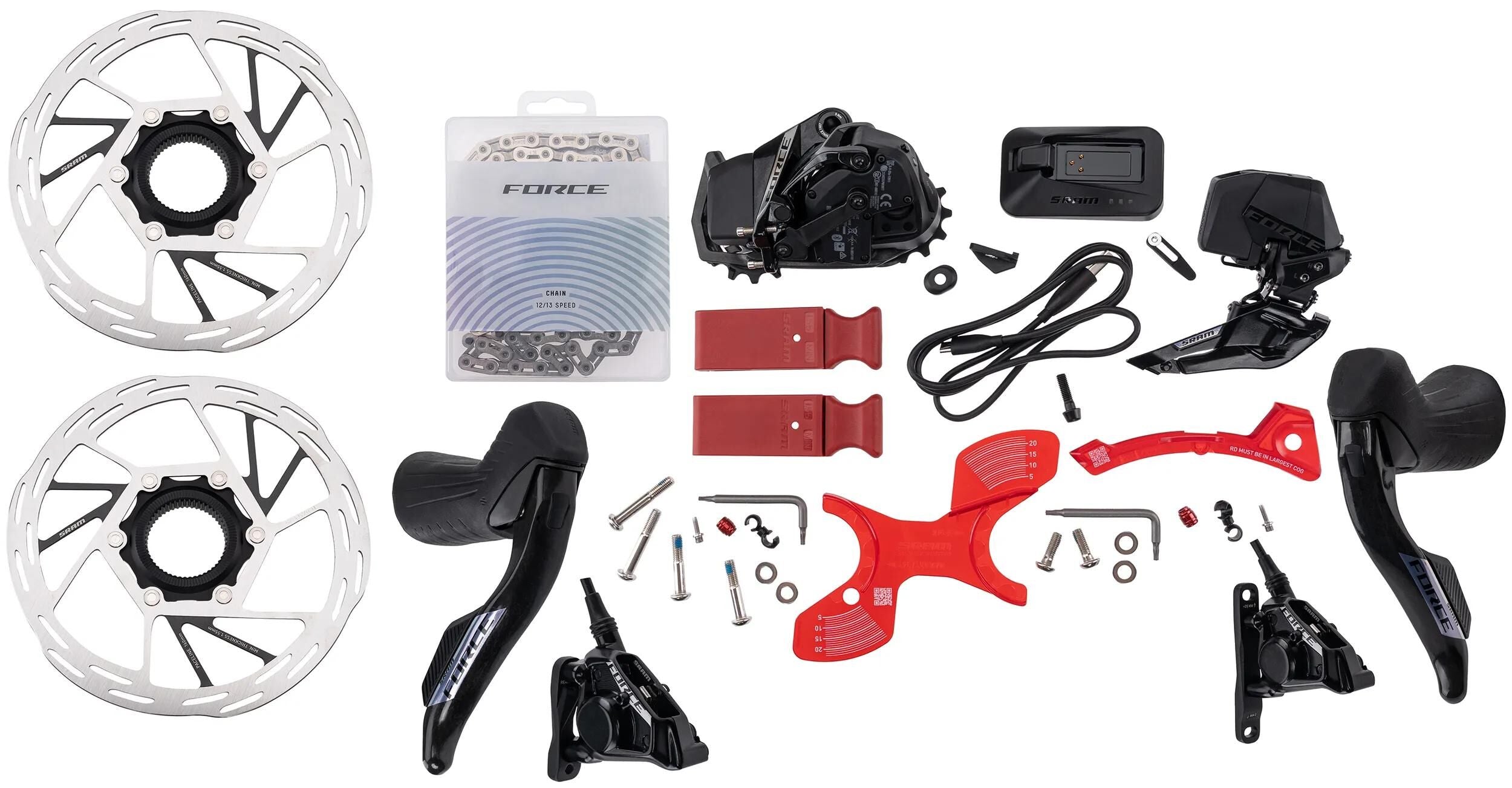 Sram schakelgroep-set force axs e1 set force axs e1 2x disc fm cl