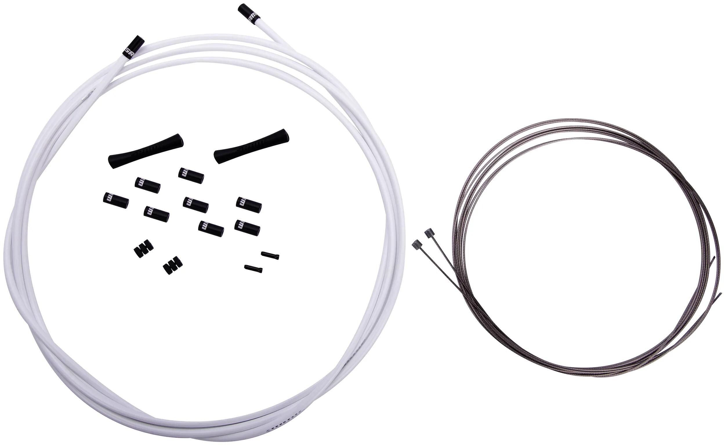 Sram schaltzug-set derail.cable 1500 2300mm white