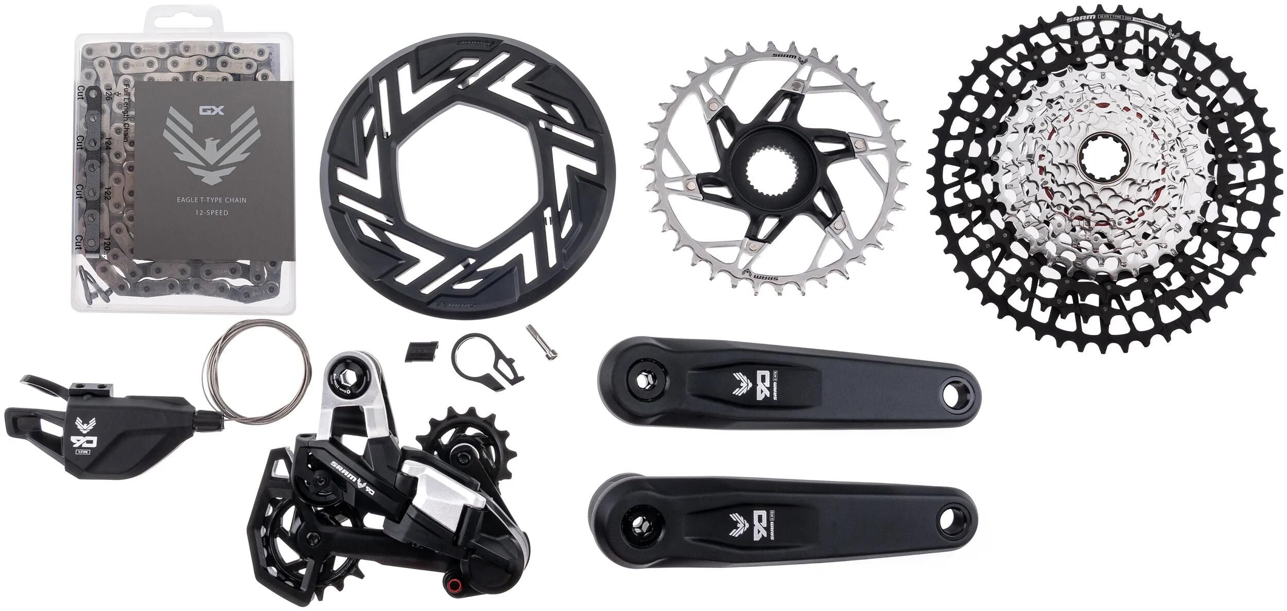 Sram schaltgruppen-set eagle 90 transmission e-bike shifting group set t eagle 90 bosch 160 mm
