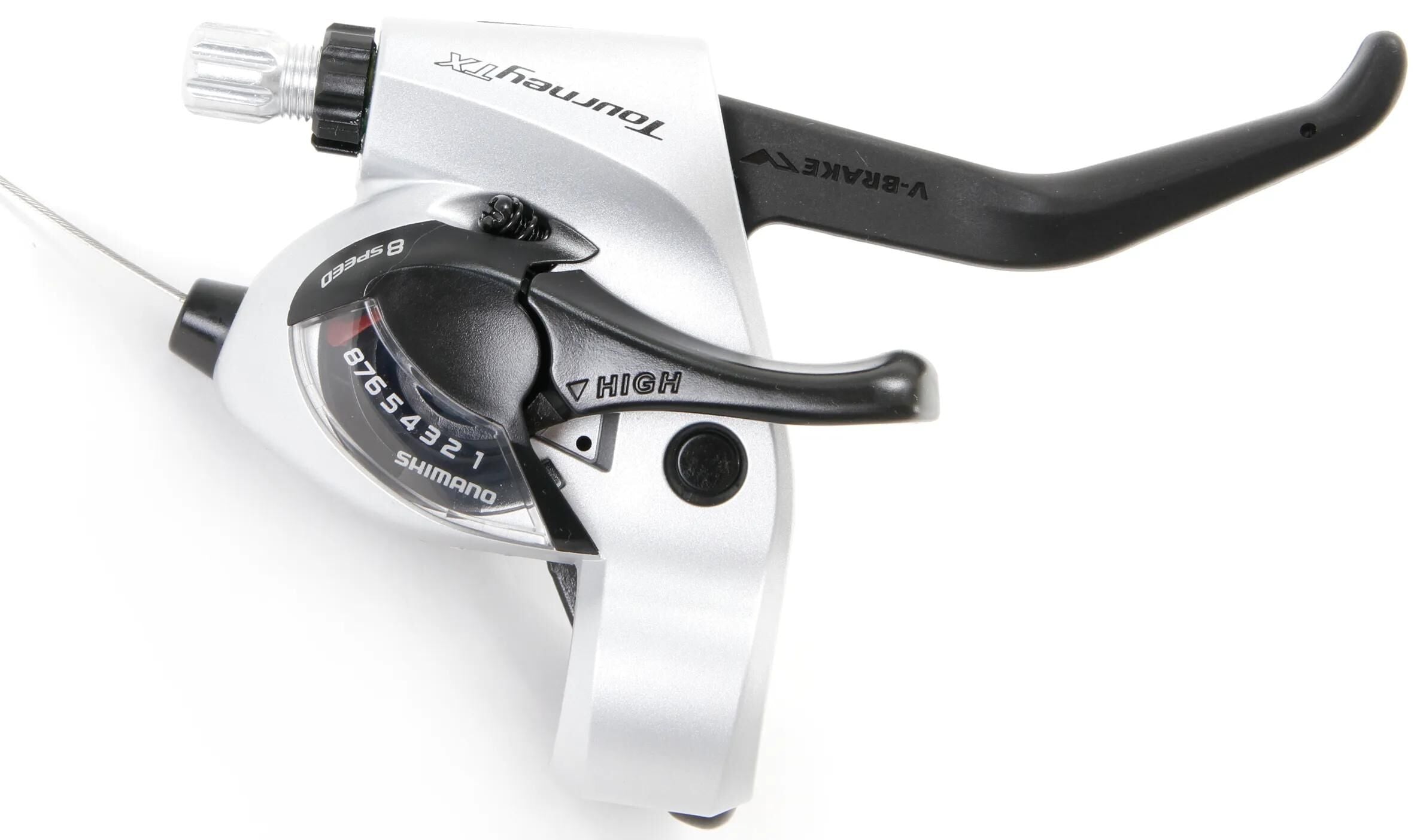 Shimano schalt- bremshebel tourney tx st-tx 800 shim.shift br.lever tour. tx800 8sp 2f sil.