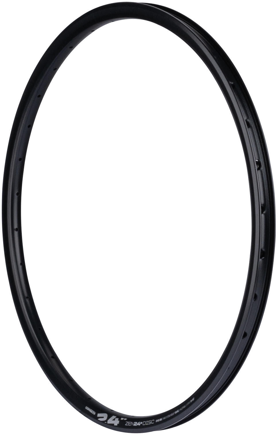 Contec zen 24 disc velg ct aluminum rims zen 24 d 24 , 32l. 19-507,sv,schw