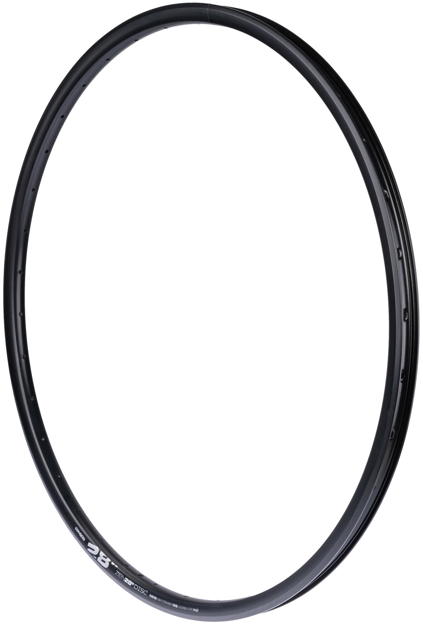 Contec velg zen 28 disc ct rim zen 28 disc 28 36h 19-622 sv black