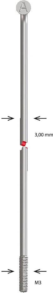 Alpina speiche spoke zinc m3x184 mm