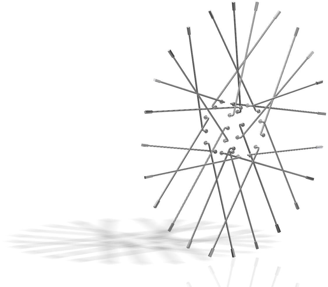 Alpina spaak spoke alina stainless steel 2x132mm