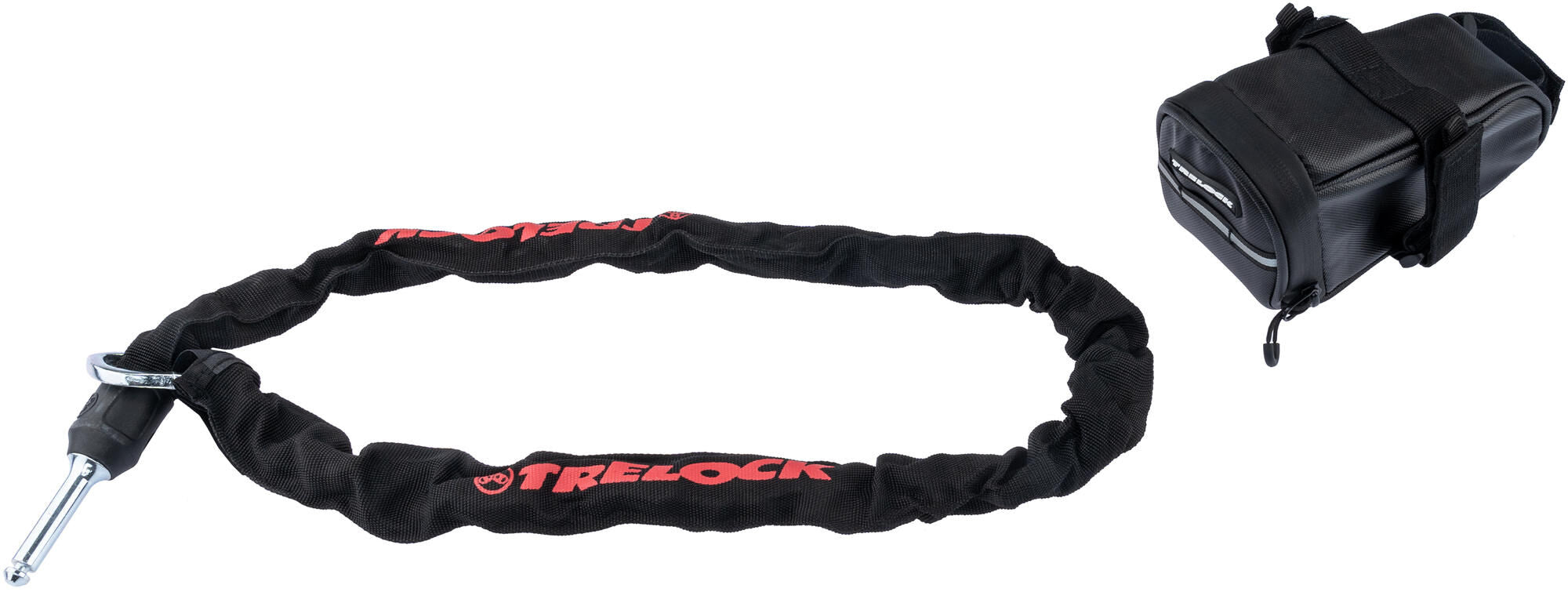Trelock insteekketting zr 355 plug-in chain zr 355 100cm + saddle bag