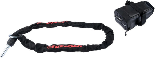 Trelock insteekketting zr 355 plug-in chain zr 355 100cm + saddle bag