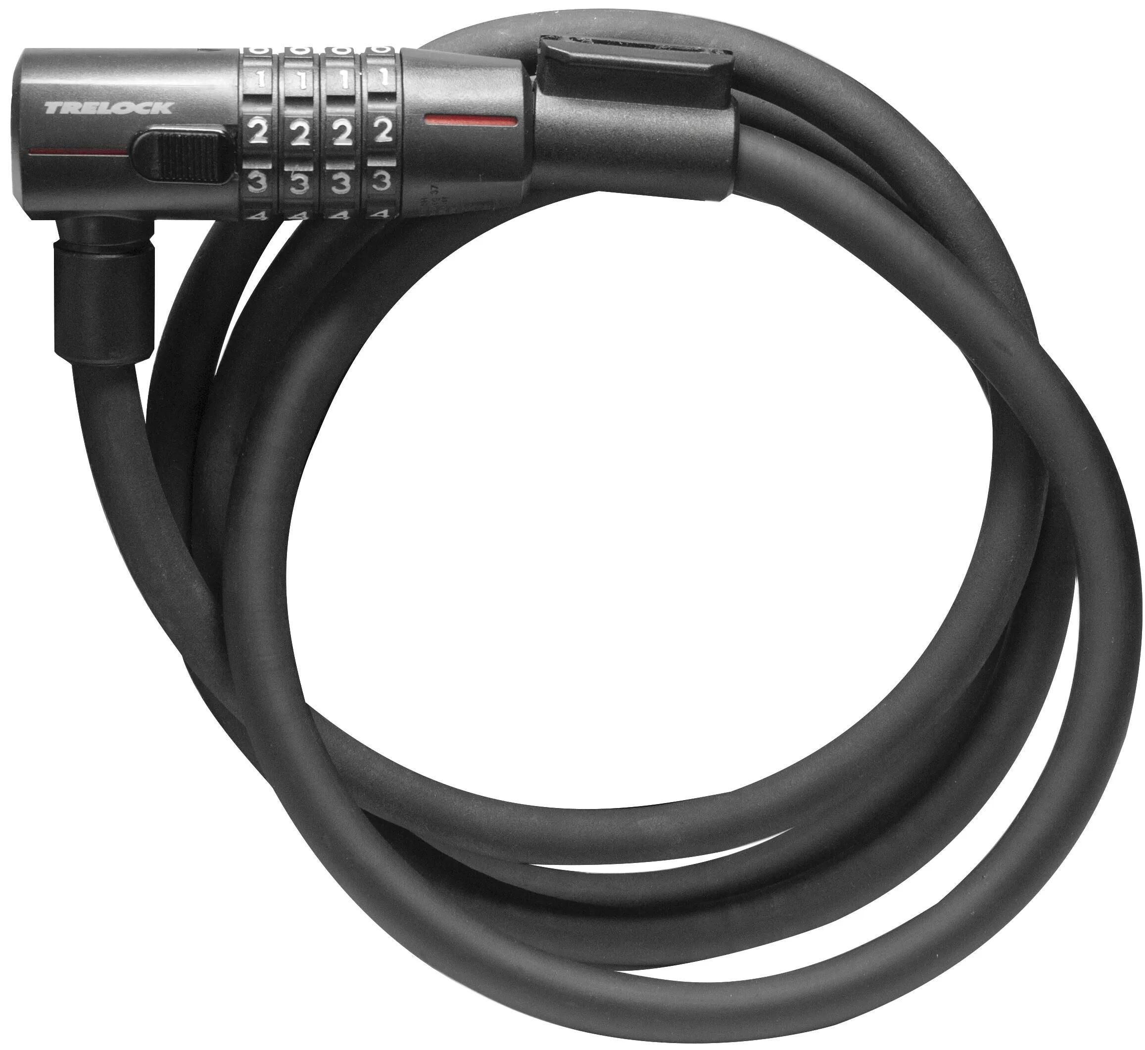 Câble antivol Trelock KS312 code 110 12mm noir