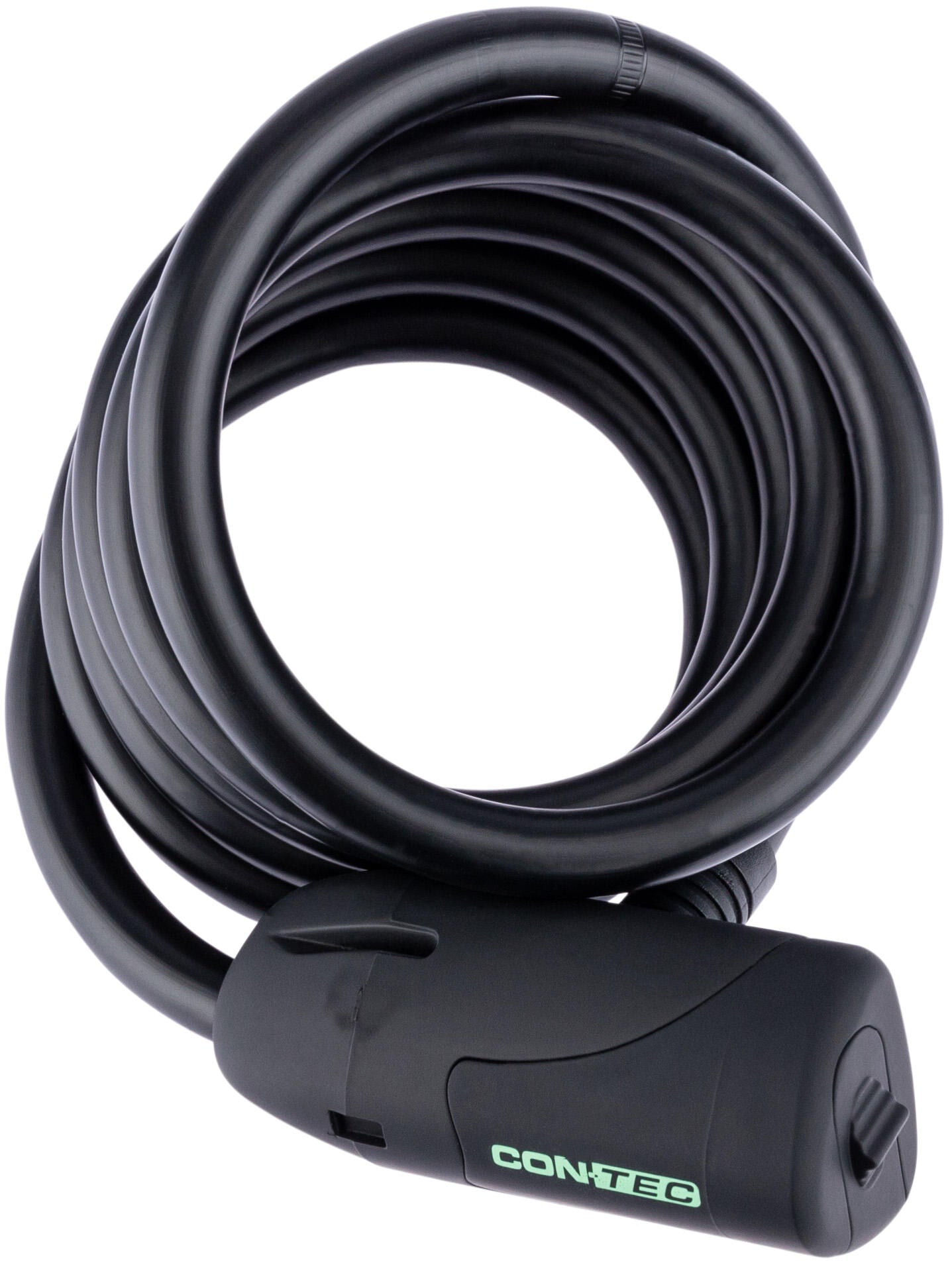 Contec spiraal-kabelslot sloc ct curly cable lock sloc 10 mm x 150 cm, black