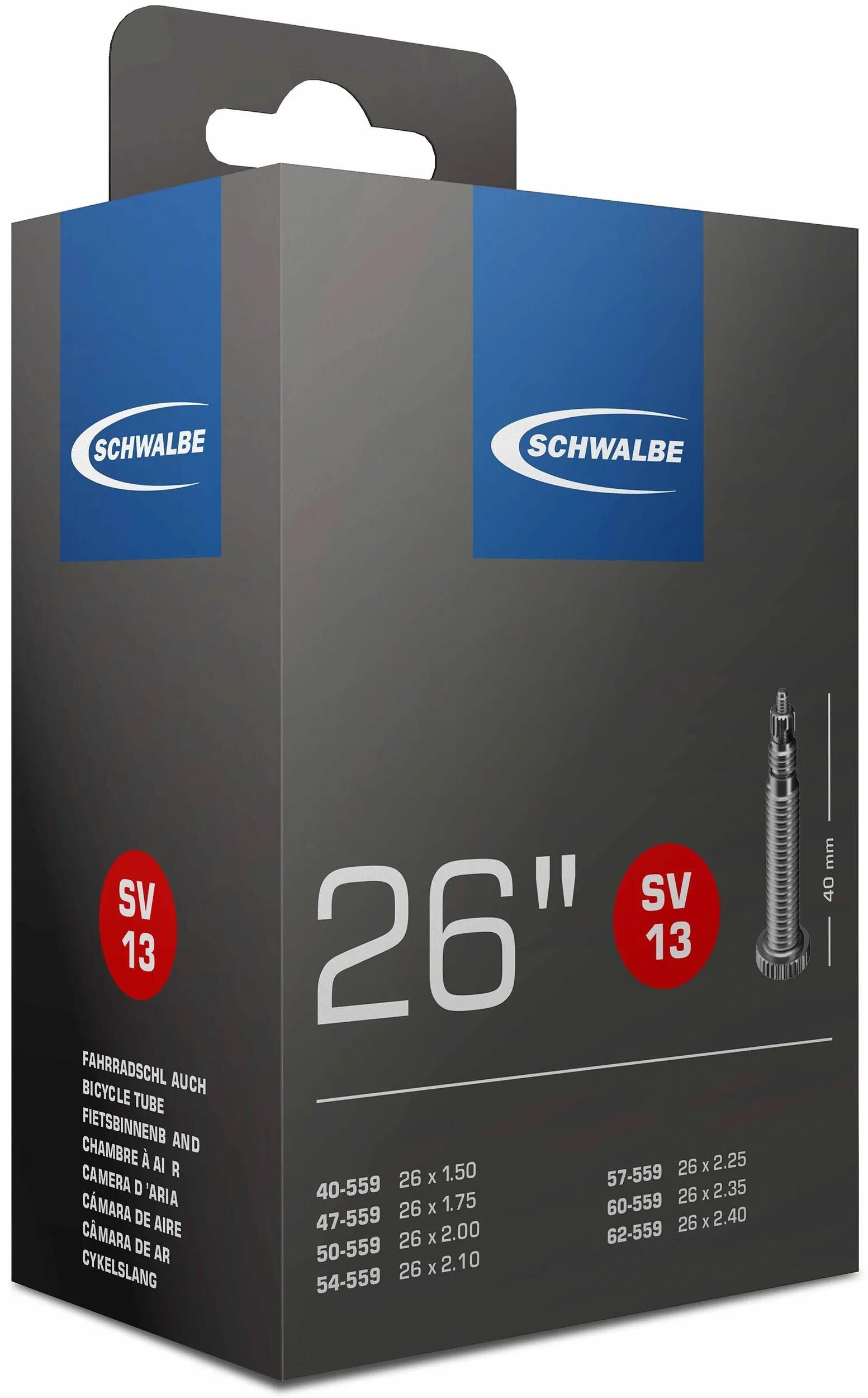 Schwalbe schlauch tube #13 40 62-559 sv40 autom
