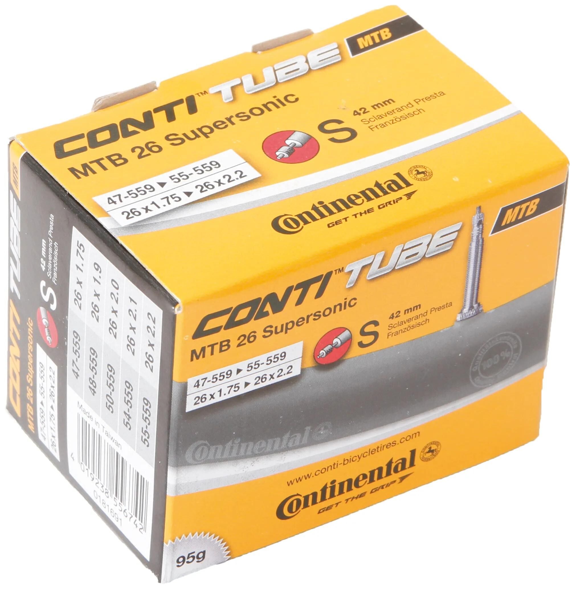 Continental binnenband mtb 26 conti tube mtb 26 47 55-559 s42 sup