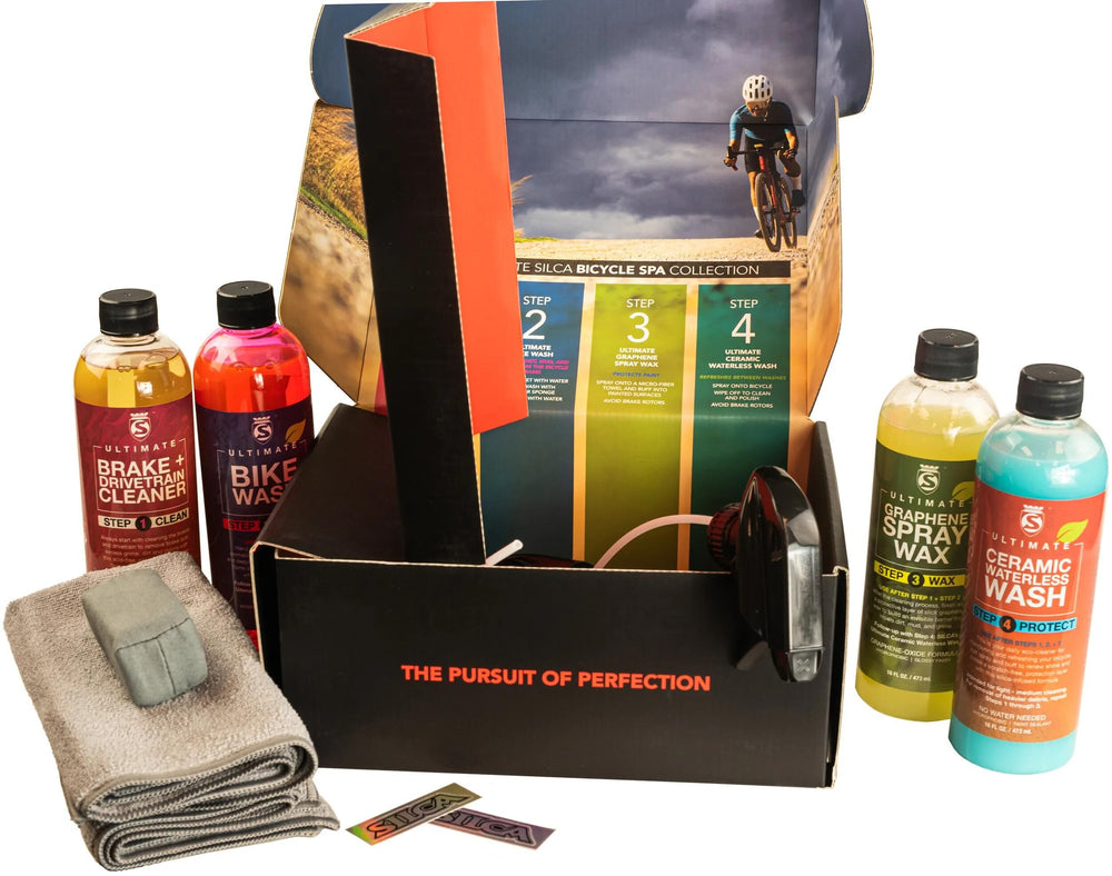 Silca fahrradreiniger bike care box set bike care box set spa kit