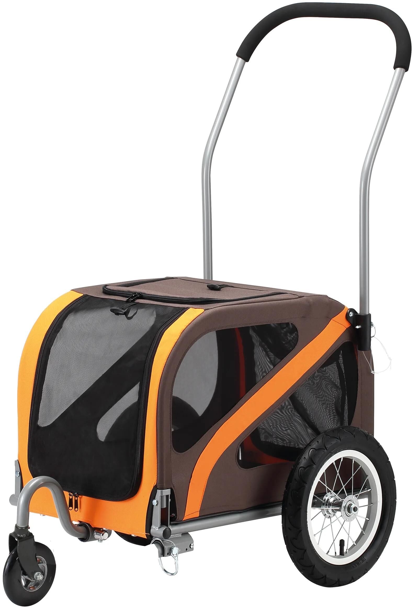 Blue bird hundeanhänger mini mini dog trailer 12 brown orange