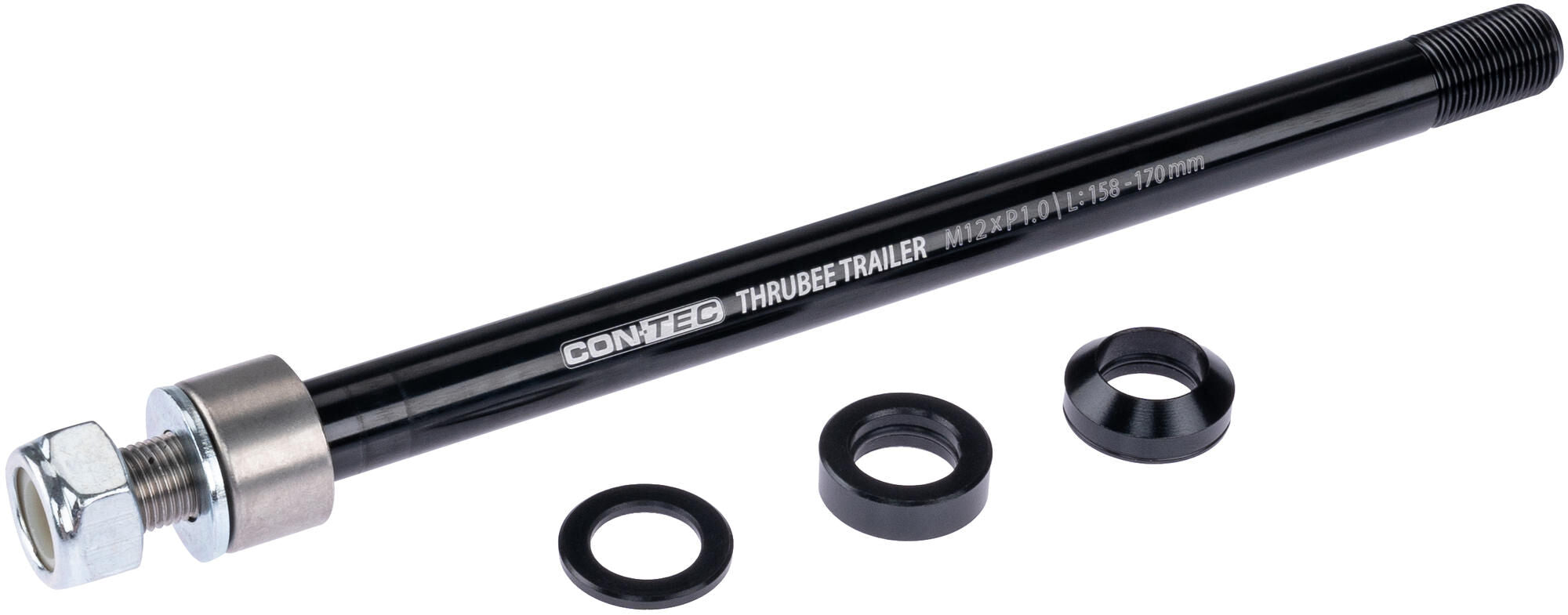 Contec as-adapter thrubee trailer ct axle adapter thrubee trailer m12x1.0 158-170mm