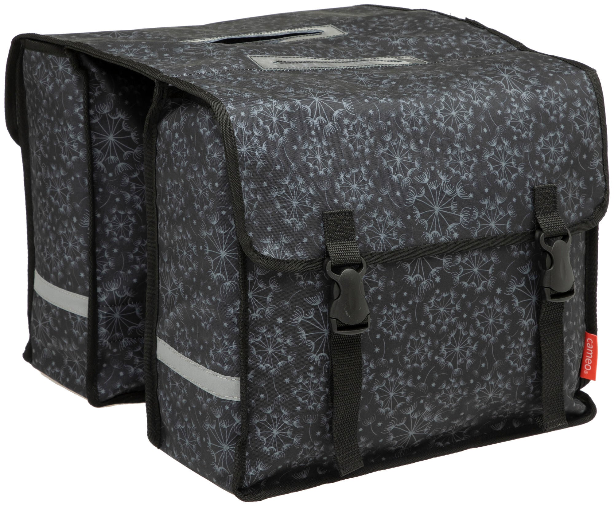 New Looxs Cameo fietstas dubbel Tara zwart