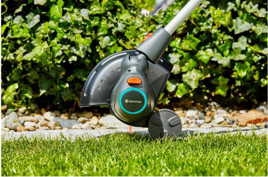 Gardena comfortcut 23 18v p4a set grastrimmer (grijs oranje, 14701-20, accu inbegrepen)