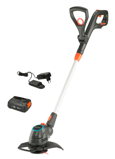 Gardena comfortcut 23 18v p4a set grastrimmer (grijs oranje, 14701-20, accu inbegrepen)