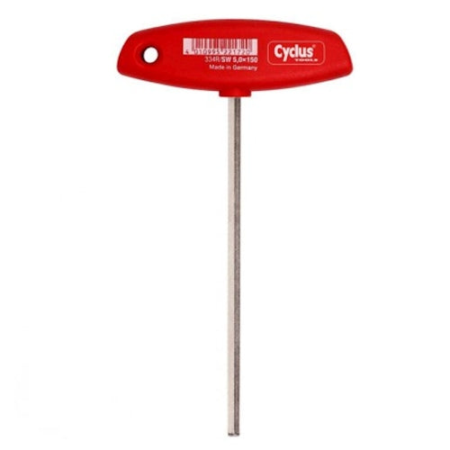 Clé Allen Cycle 6mm avec poignée en T et MagicRing®, L = 150mm