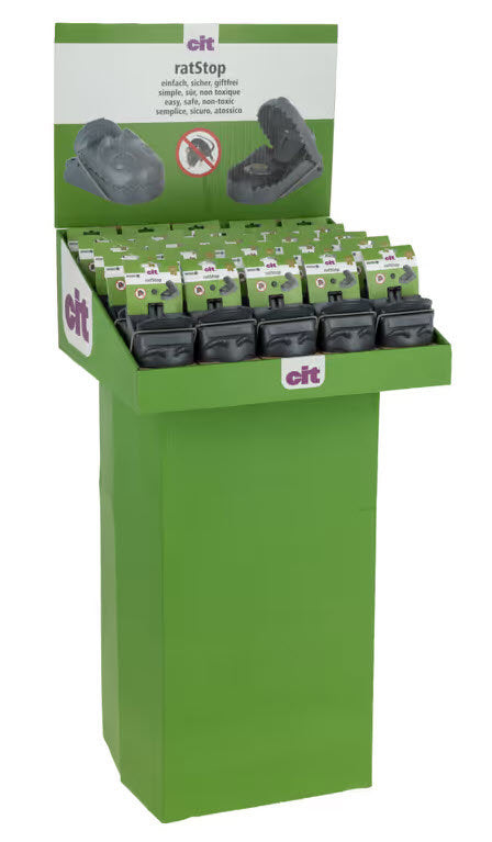Producten display rattenval kunststof cit ratstop 25 stuks
