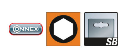 Connex producten inbussleutel set 6 delig